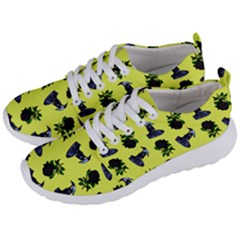 Gothic Girl Rose Yellow Pattern Men s Lightweight Sports Shoes by snowwhitegirl