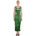 Mathematics Green Fitted Maxi Dress View1