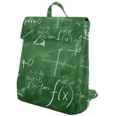 Mathematics Green Flap Top Backpack