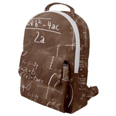 Mathematics Brown Flap Pocket Backpack (small) by snowwhitegirl