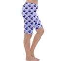 Retro Blue Cherries Cropped Leggings  View3