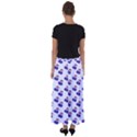 Retro Blue Cherries Flared Maxi Skirt View2