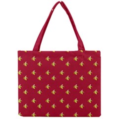 Peeled Banana On Red Mini Tote Bag by snowwhitegirl