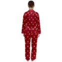 Peeled Banana On Red Satin Long Sleeve Pyjamas Set View2