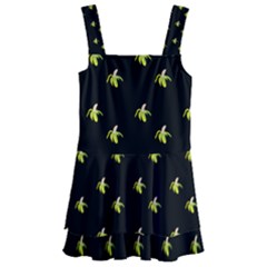 Peeled Banana On Black Kids  Layered Skirt Swimsuit by snowwhitegirl