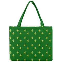 Peeled Banana On Green Mini Tote Bag by snowwhitegirl