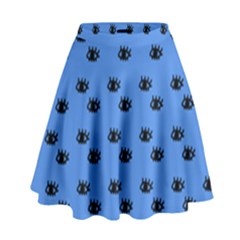 Blue Eyes High Waist Skirt by snowwhitegirl