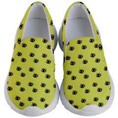 Yellow Eyes Kids  Lightweight Slip Ons by snowwhitegirl