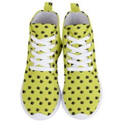 Yellow Eyes Women s Lightweight High Top Sneakers by snowwhitegirl