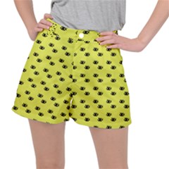 Yellow Eyes Ripstop Shorts by snowwhitegirl