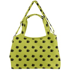 Yellow Eyes Double Compartment Shoulder Bag by snowwhitegirl