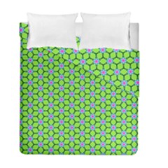 Pattern Green Duvet Cover Double Side (full/ Double Size) by Mariart