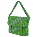 Pattern Green Buckle Messenger Bag View2