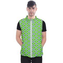 Pattern Green Men s Puffer Vest by Mariart