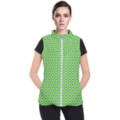 Pattern Green Women s Puffer Vest