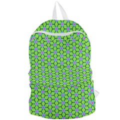 Pattern Green Foldable Lightweight Backpack