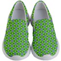 Pattern Green Kids  Lightweight Slip Ons View1