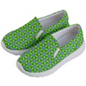 Pattern Green Kids  Lightweight Slip Ons View2