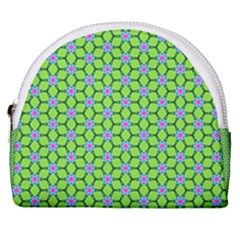 Pattern Green Horseshoe Style Canvas Pouch by Mariart