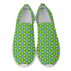 Pattern Green Women s Slip On Sneakers by Mariart