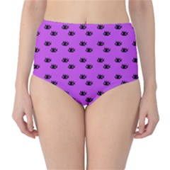 Purple Eyes Classic High-waist Bikini Bottoms by snowwhitegirl