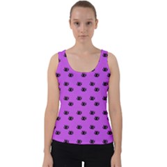 Purple Eyes Velvet Tank Top by snowwhitegirl