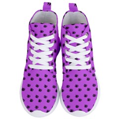 Purple Eyes Women s Lightweight High Top Sneakers by snowwhitegirl