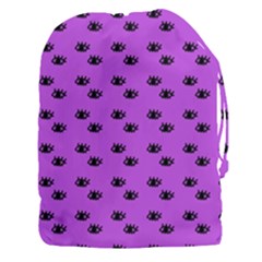 Purple Eyes Drawstring Pouch (xxxl) by snowwhitegirl