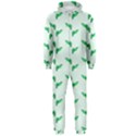 Green Parrot Pattern Hooded Jumpsuit (Men)  View1