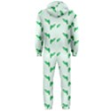 Green Parrot Pattern Hooded Jumpsuit (Men)  View2