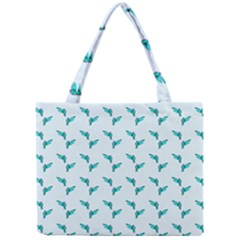 Blue Parrot Pattern Mini Tote Bag by snowwhitegirl