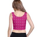 Pink Pattern Squares Crop Top View3