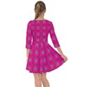 Pink Pattern Squares Smock Dress View2