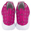 Pink Pattern Squares Men s Lightweight High Top Sneakers View4