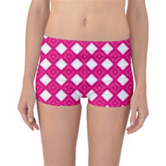 Pattern Texture Boyleg Bikini Bottoms