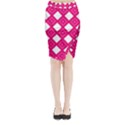 Pattern Texture Midi Wrap Pencil Skirt View1