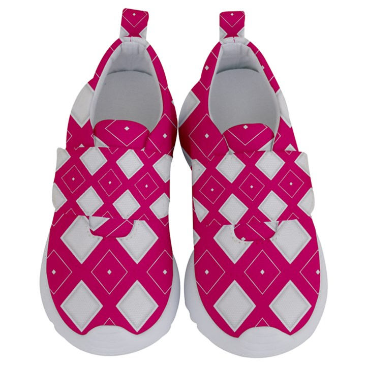 Pattern Texture Kids  Velcro No Lace Shoes