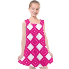 Pattern Texture Kids  Cross Back Dress