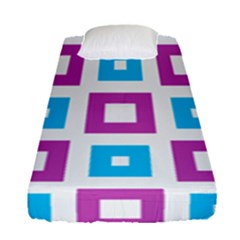 Pattern Plaid Fitted Sheet (single Size)