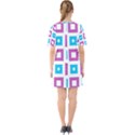 Pattern Plaid Sixties Short Sleeve Mini Dress View2