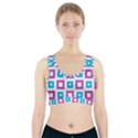 Pattern Plaid Sports Bra With Pocket View1