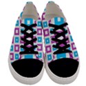 Pattern Plaid Men s Low Top Canvas Sneakers View1