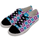 Pattern Plaid Men s Low Top Canvas Sneakers View2