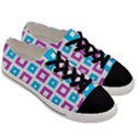 Pattern Plaid Men s Low Top Canvas Sneakers View3