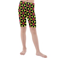 Pattern Texture Backgrounds Kids  Mid Length Swim Shorts