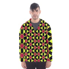 Pattern Texture Backgrounds Men s Hooded Windbreaker