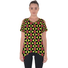 Pattern Texture Backgrounds Cut Out Side Drop Tee