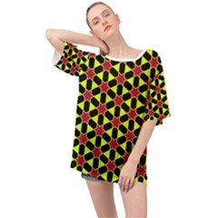 Pattern Texture Backgrounds Oversized Chiffon Top