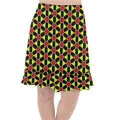 Pattern Texture Backgrounds Fishtail Chiffon Skirt