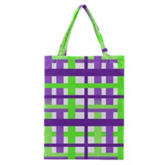 Plaid Waffle Gingham Classic Tote Bag